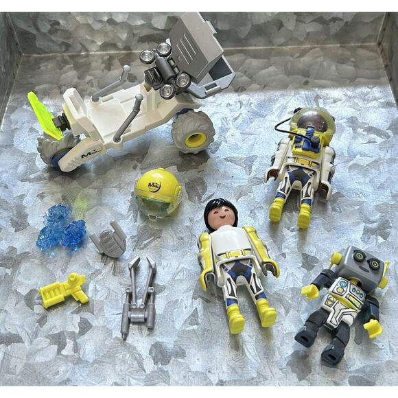 PLAYMOBIL Bundle Space Mars Rover Vehicle Models 9491 & 9492 Denford Astronaut‎ - Picture 1 of 5